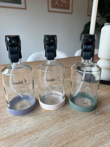 Kinfill glazen sprayflessen beschikbaar voor biedingen