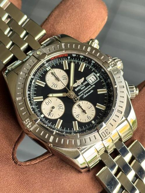 Breitling Chronomat Evolution (A13356) ‘05 FullSet Mint!, Sieraden, Tassen en Uiterlijk, Horloges | Heren, Gebruikt, Polshorloge