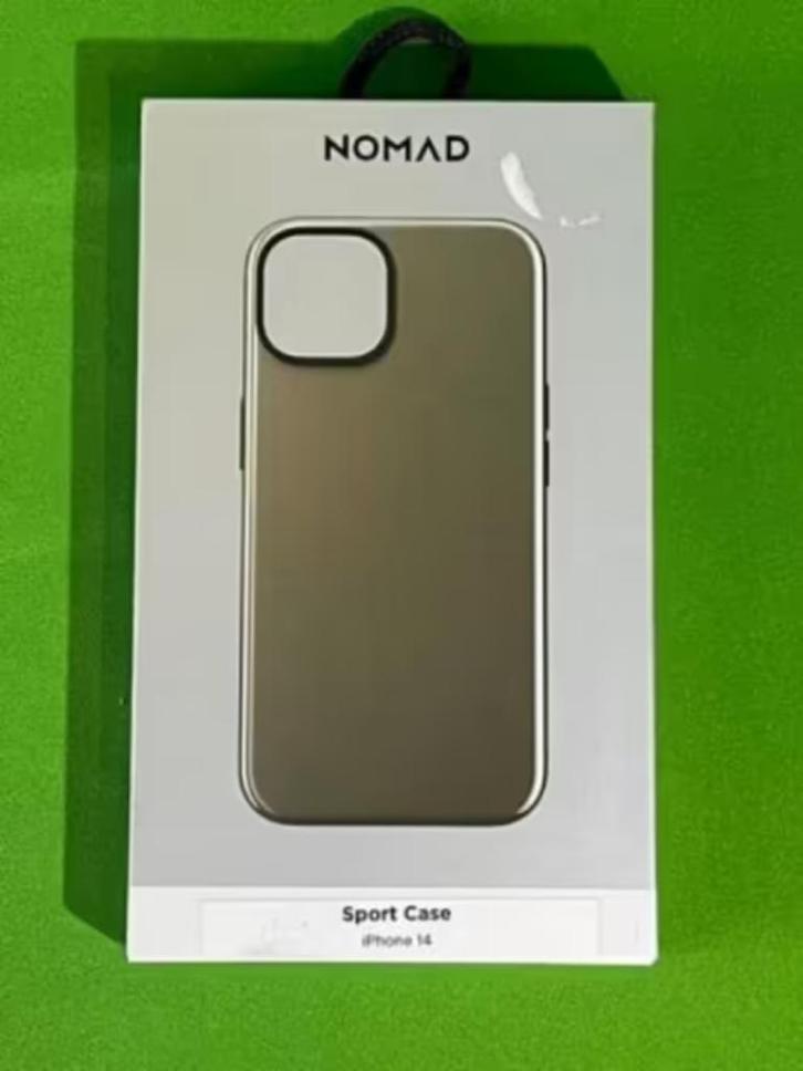 ZGAN! Nomad sport case iPhone 14 groen/grijs €4,99, Telecommunicatie, Mobiele telefoons | Hoesjes en Frontjes | Apple iPhone, Zo goed als nieuw