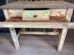 Oude houten bakkerstafel brocante!, Antiek en Kunst, Ophalen