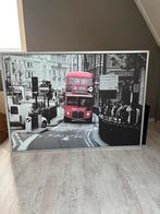 Afbeelding in lijst van Londense dubbeldekker, Ophalen, Gebruikt, Schilderij, 75 cm of meer