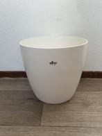 Witte bloempot, vaas van Elho — WIT Ø22 cm, 20,5 cm hoog, Huis en Inrichting, Woonaccessoires | Vazen, Minder dan 50 cm, Kunststof