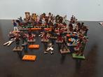 41 antieke houten soldaatjes en houten 'huisjes', Ophalen of Verzenden