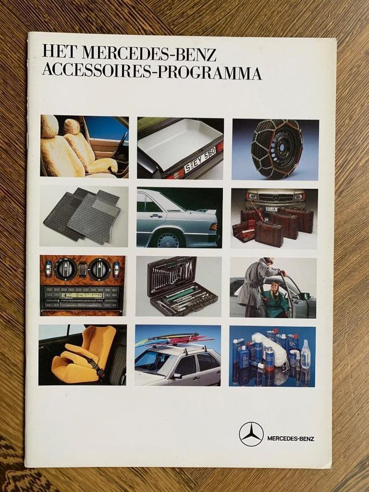 NL brochure folder Mercedes-Benz accessoires programma 1988, Boeken, Auto's | Folders en Tijdschriften, Zo goed als nieuw, Mercedes