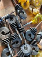 Partij gebruikte ringisolatoren schrikdraad, Dieren en Toebehoren, Stalling en Weidegang, Toebehoren