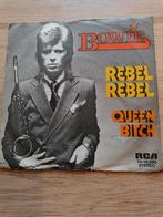 David bowie /rebel rebel (zeldzaam topper), Cd's en Dvd's, Vinyl Singles, Ophalen of Verzenden, Gebruikt, Pop