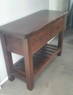 Sidetable, koloniaal eiken, br 110 cm, Huis en Inrichting, Tafels | Sidetables, Ophalen, 100 tot 150 cm, Zo goed als nieuw, 25 tot 50 cm