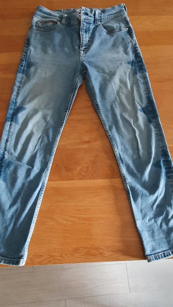 Kledingpakket: 4 broeken en een trui, Kleding | Dames, Broeken en Pantalons, Gedragen, Maat 34 (XS) of kleiner, Blauw, Lang, Ophalen of Verzenden