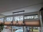 Industriële Hanglamp met 3 Lampen, Gebruikt, Ophalen of Verzenden, Metaal, Minder dan 50 cm