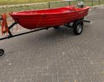 Pioner 13 met Honda 6pk 4takt inclusief trailer, Watersport en Boten, Ophalen, Overige materialen, Gebruikt, Tot 10 pk