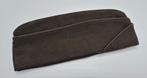 US WWII Cap Garrison OD Officers | Size 7 1/4 | 1945, Ophalen of Verzenden, Landmacht, Amerika, Helm of Baret