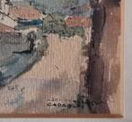 CADAQUÈS aquarel JG den Hengst spaanse haven TOP, Antiek en Kunst, Ophalen of Verzenden
