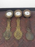 3 Oude comtoise koperen klokken, Antiek en Kunst, Ophalen