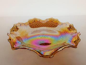 Schaal Indiana Glass Company Carnival Persglas Art Deco beschikbaar voor biedingen