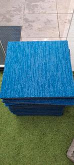 Blauwe tapijttegels - Zo goed als nieuw, Blauw, Ophalen of Verzenden, Zo goed als nieuw, Tapijttegels