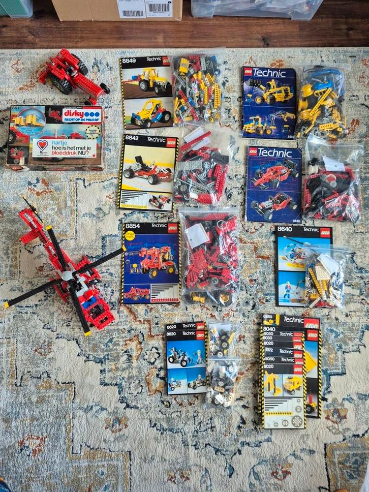 Lego Technic sets - 9 Sets!, Kinderen en Baby's, Speelgoed | Duplo en Lego, Gebruikt, Lego, Complete set, Ophalen of Verzenden