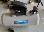 Creemers compressor, 90L, 10bar, 2007, Doe-het-zelf en Verbouw, Compressors, Ophalen, Mobiel, Gebruikt, 6 tot 10 bar