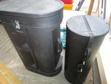 presentatiewand/beurswand incl 2 opbergkoffers  beschikbaar voor biedingen