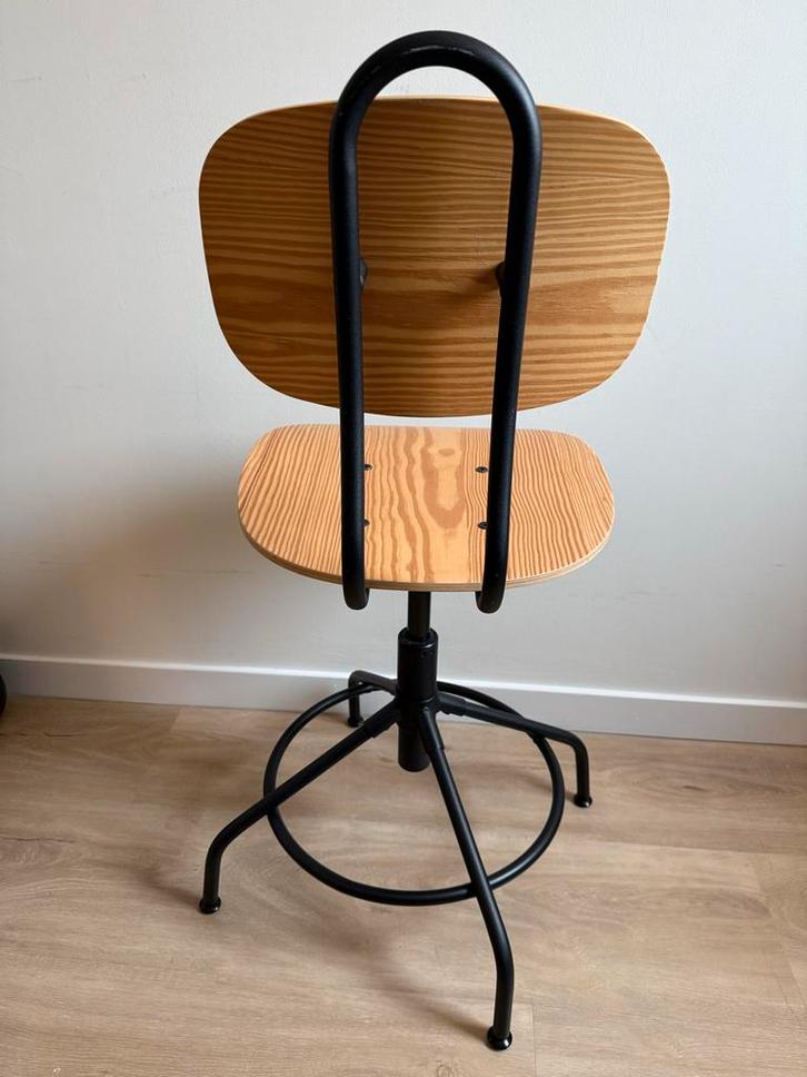 IKEA KULLABERG bureaustoel, Huis en Inrichting, Bureaustoelen, Gebruikt, Bureaustoel, Bruin, Ophalen of Verzenden