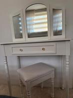 Make-up Tafel met Stoel - 80x40 cm, Ophalen, 50 tot 100 cm, Minder dan 100 cm