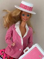 Vintage Barbie Day to Night 1985 met ring accessoires Mattel, Verzamelen, Poppen, Ophalen of Verzenden, Gebruikt