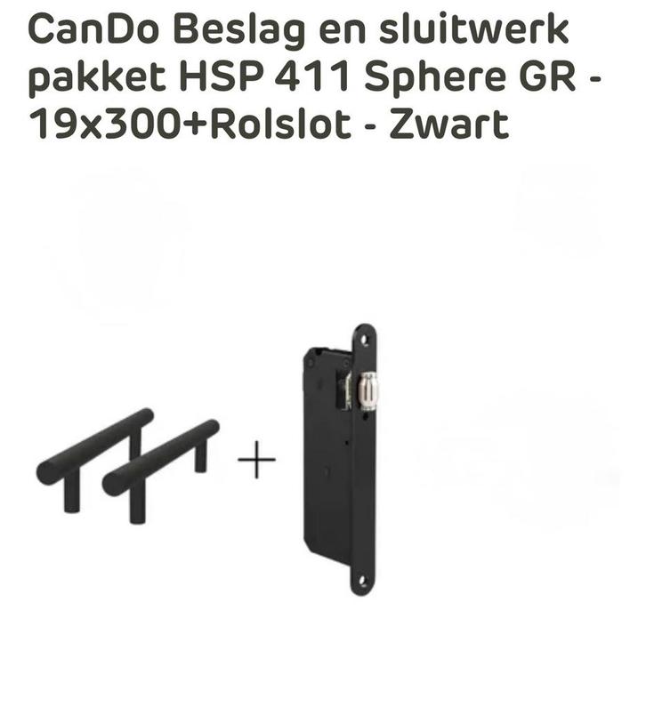 AANGEBODEN: NIEUWE CANDO Beslag en sluitwerk HSP 411 Sphere, Doe-het-zelf en Verbouw, Hang- en Sluitwerk, Nieuw, Ophalen of Verzenden