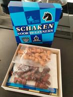 Cursus schaken beginners houten stukken, Ophalen of Verzenden