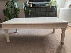Brocante salontafel koffietafel landelijke stijl wit hout, Ophalen, 100 tot 150 cm, 50 tot 100 cm, Minder dan 50 cm