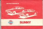 insctructie boekje   DATSUN SUNNY, Auto diversen, Ophalen of Verzenden