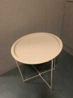 Bijzettafel, Huis en Inrichting, 45 tot 60 cm, Minder dan 55 cm, Rond, Ophalen of Verzenden