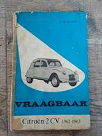 Citroën 2CV Vraagbaak 1962-1963 - P. Olyslager, Auto diversen, Handleidingen en Instructieboekjes, Ophalen of Verzenden