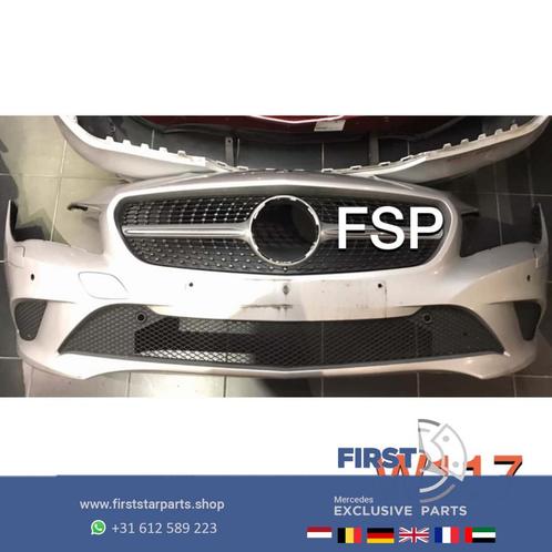 W117 C117 X117 CLA VOORBUMPER + DIAMOND GRIL COMPLEET ZILVER, Auto-onderdelen, Carrosserie en Plaatwerk, Bumper, Mercedes-Benz