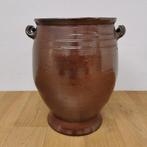 Grote Aardewerk Antiek Keulse pot, plantenbak, bloempot 005, Tuin en Terras, Bloempotten, Valkenswaard, Gebruikt, Info@flashbackfurniture.nl