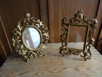 2x Antieke oude grote fotolijst Art Nouveau Jugendstil  beschikbaar voor biedingen