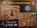 Jan van Haasteren Puzzel 2x1000 Kerst & Black Friday, Hobby en Vrije tijd, Denksport en Puzzels, Ophalen, 500 t/m 1500 stukjes