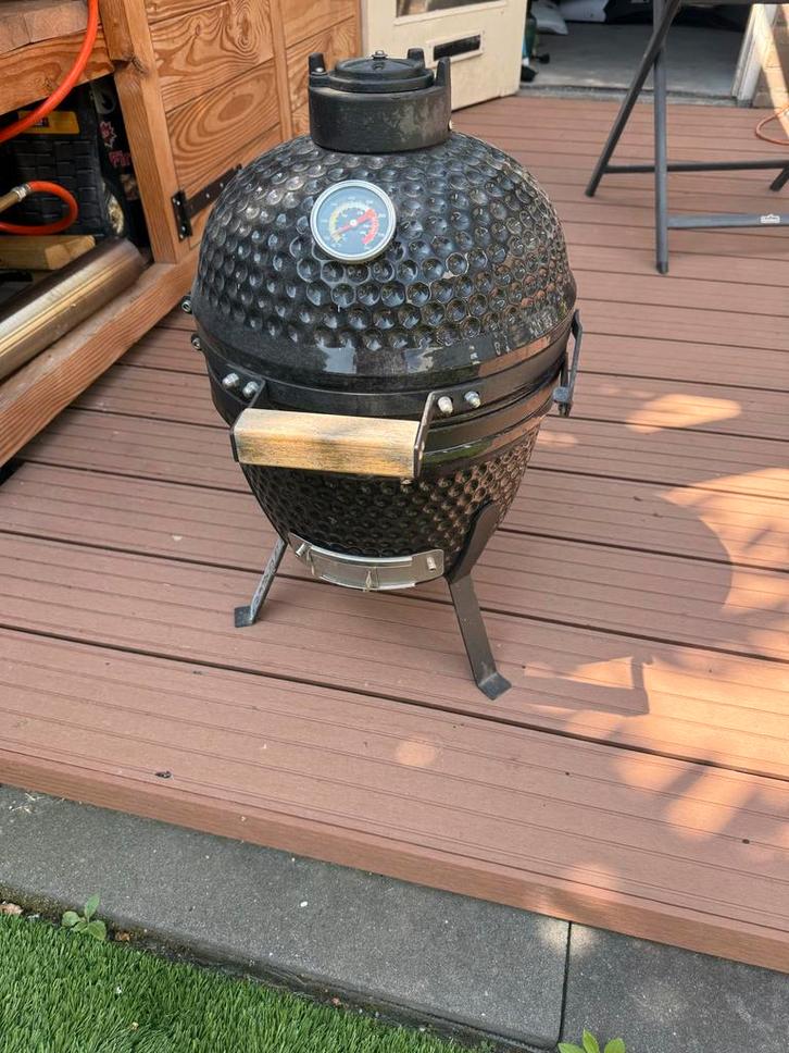 Mini Kamado BBQ - Tafelmodel, Tuin en Terras, Houtskoolbarbecues, Gebruikt, Ophalen