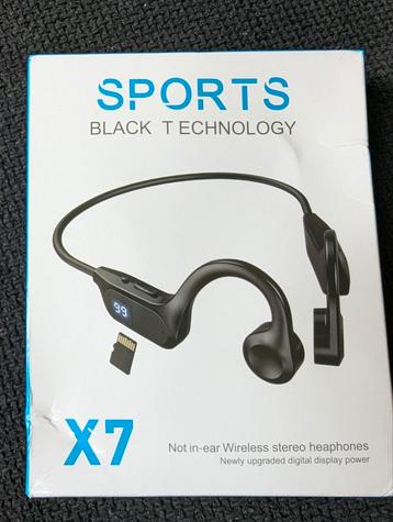 X7 Draadloze Sportkoptelefoon Bluetooth - Nieuw beschikbaar voor biedingen