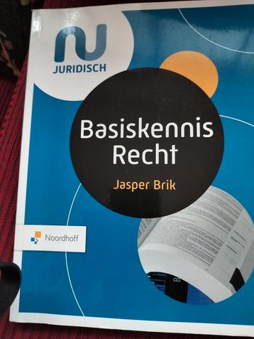 Basiskennis Recht leerboekJasper Brik - Basiskennis Recht LB beschikbaar voor biedingen