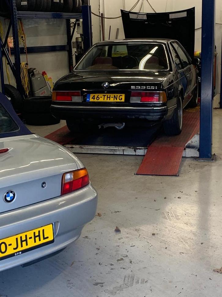 BMW 633 CSI  BJ '79 op LPG E24, Auto's, BMW, Particulier, 6-Serie, LPG, Coupé, Handgeschakeld, Zwart, Overige kleuren, Leder, Achterwielaandrijving