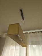 Moderne hanglamp met stoffen kap, Ophalen, Zo goed als nieuw, Metaal, Modern