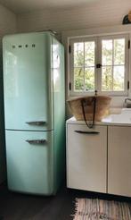 Smeg Koelkast - Groen ZGAN, Ophalen, Gebruikt, 200 liter of meer, 60 cm of meer
