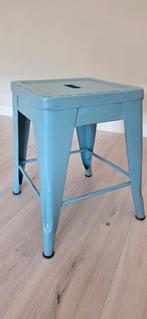 Petrol Metalen Krukje, Huis en Inrichting, Stoelen, Ophalen, Gebruikt, Blauw, Metaal