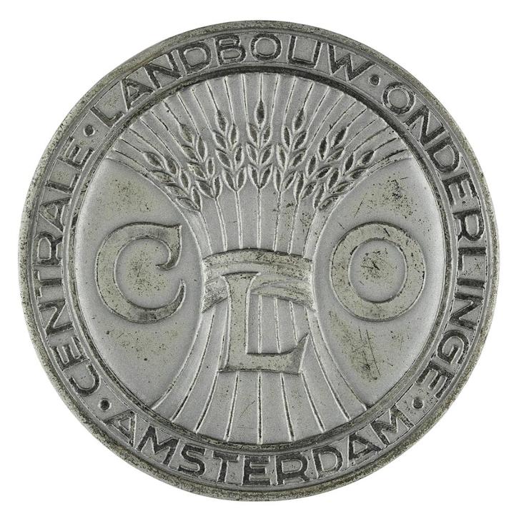 PENNING Begeer : Centrale Landbouw Onderneming Amsterdam, Postzegels en Munten, Penningen en Medailles, Zilver, Nederland, Verzenden