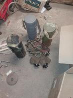Collectie oude gasmaskers, Ophalen of Verzenden, Overige soorten, Overige gebieden, Helm of Baret
