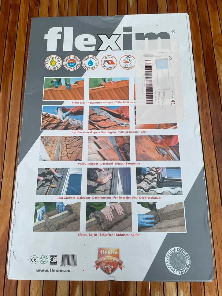 Flexim Dakreparatie - Nieuw in doos!, Doe-het-zelf en Verbouw, Dakpannen en Dakbedekking, Nieuw, Overige typen, Overige materialen