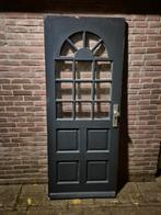 Hardhouten buitendeur. 82.5x201cm., Doe-het-zelf en Verbouw, Deuren en Horren, Ophalen, Gebruikt, 80 tot 100 cm, Buitendeur