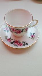 kop en schotel queen anne, Ophalen of Verzenden, Zo goed als nieuw, Porselein, Kop en/of schotel