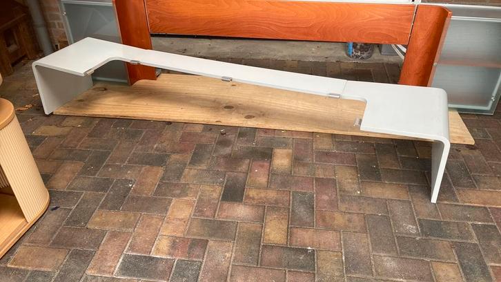 Auping achterwanden, Huis en Inrichting, Slaapkamer | Bedden, Gebruikt, Tweepersoons, Overige maten, Hout, Overige kleuren, Ophalen