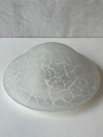 Vintage plafondlamp Mushroom retro design plafonniere 1980s, Gebruikt, Vintage, Ophalen of Verzenden, Glas