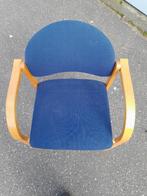 kantoorstoelen, Huis en Inrichting, Stoelen, Ophalen, Hout, Gebruikt, Blauw